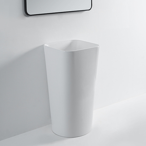 Di alto livello grande <span class=keywords><strong>bagno</strong></span> in ceramica lavelli prodotti piedistallo <span class=keywords><strong>lavabo</strong></span> <span class=keywords><strong>a</strong></span> mano con free standing - Product Image 4