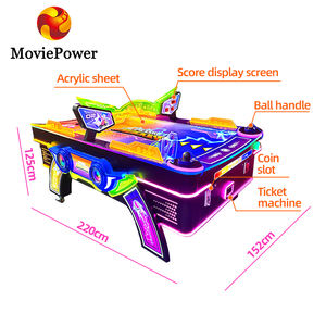 آلات ترفيهية للملعب الداخلي، معدات الحدائق الترفيهية، آلة ألعاب الأركيد التي تعمل بالعملات المعدنية، طاولة الهوكي الهوائي - Product Image 4