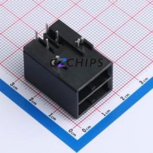 HC-5.08D-2*2AW-05 Wire-to-Board Pin Header Bent Lead Through Hole,P=5.08mm Connector 2x2P 5.08mm Right Angle Insert 4P - Product Image 1