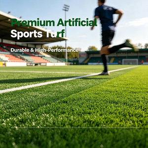 Promotion Gazon Artificiel pour Football, Aménagement Paysager, Putting Green, Sport, Jardin, en Latex, avec Indicateur de Densité, Couleur, Matériau, Origine, Certificat ISO - Product Image 3