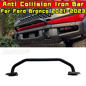 Barra de hierro original, piezas de modificación para parachoques delantero de Ford Bronco 2021-2023, edición todoterreno, accesorios de barra anticolisión - Product Image 1