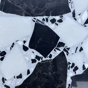 Palladiana Terrazzo-ML-IT004-Terrazzo ด้วยหินอ่อนสีดำและหินอ่อนสีขาว - Product Image 5