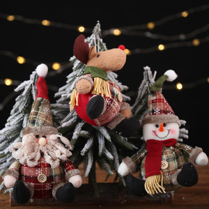 Bambole di <span class=keywords><strong>natale</strong></span> decorazione albero ornamento del nuovo anno renna pupazzo di neve di Babbo <span class=keywords><strong>Natale</strong></span> bambola in piedi Navidad decorazione <span class=keywords><strong>buon</strong></span> <span class=keywords><strong>natale</strong></span> - Product Image 3