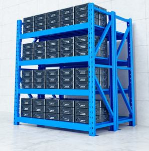 Système d'organisation de l'espace commercial Étagère de rangement en métal robuste à 4 niveaux pour entrepôt industriel et garage domestique - Product Image 2