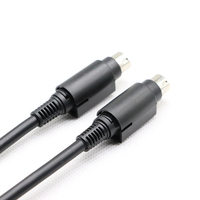 DIN4-poliger Stecker auf Eisen pulver kern DIN4PIN-Stecker ist für Adapter-Strom umwandlung kabel 0,4 m geeignet