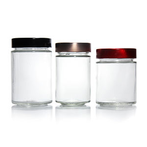 <span class=keywords><strong>Pot</strong></span> en verre rond <span class=keywords><strong>vide</strong></span> à large bouche <span class=keywords><strong>Pot</strong></span> Mason de 8oz avec double couvercle hermétique pour <span class=keywords><strong>confiture</strong></span> alimentaire Cornichon au miel - Product Image 4