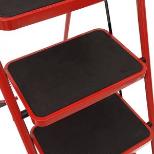 Vendi scala in acciaio per uso domestico <span class=keywords><strong>veloce</strong></span> 4 gradini multiuso con scala in acciaio antiscivolo strumenti di lavoro pieghevoli carrello in acciaio - Product Image 4