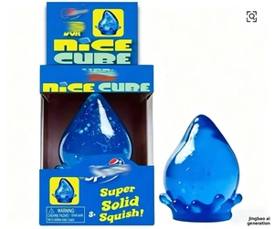 Juguete Antiestrés de Goma TPR en Forma de Cubo de Agua, de Compresión Lenta y Súper Suave - Product Image 1