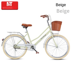 <span class=keywords><strong>Bicicleta</strong></span> Urbana MiTE Mitel FUNSHA de 24 Pulgadas, de Acero con Alto Contenido de Carbono, de Una Velocidad, para <span class=keywords><strong>Mujer</strong></span> - Product Image 1