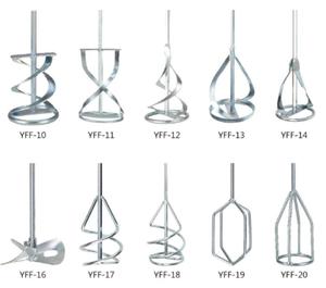 2024 Các Loại Khác Nhau Và Màu Sắc Sơn Khuấy Rod Dòng Chảy Khuấy Mái Chèo Sơn Mixer Khoan Tập Tin Đính Kèm Helix Mixer - Product Image 5