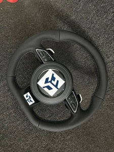 Volante in pelle RS per Audi <span class=keywords><strong>A3</strong></span> <span class=keywords><strong>8Y</strong></span> 8P 8V B8 B9 TTS A4 B8 B8.5 A5 A6 C6 C7 C8 4F A7 A8 Q3 Q5 S3 8V S4 S5 Rs3 Rs4 Rs5 Rs7 Tt - Product Image 4