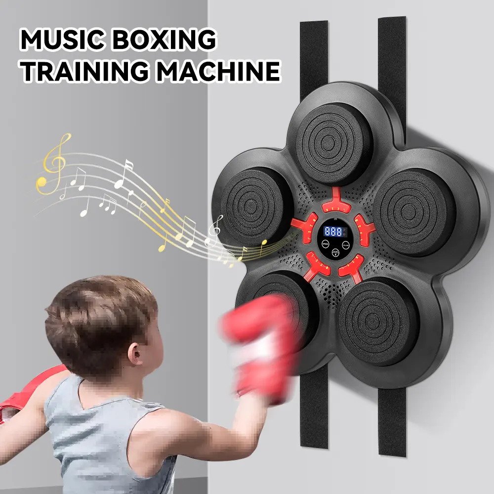 Tappetino per boxe musicale bluetooth intelligente con un pugno per bersaglio da boxe per punzonare bersaglio