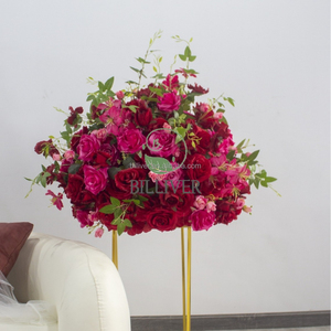 Nouveau style campagnard grande roue floral <span class=keywords><strong>mariage</strong></span> arc <span class=keywords><strong>fond</strong></span> fleur artificielle centres <span class=keywords><strong>de</strong></span> table <span class=keywords><strong>mariage</strong></span> scène décoration <span class=keywords><strong>toile</strong></span> <span class=keywords><strong>de</strong></span> <span class=keywords><strong>fond</strong></span> - Product Image 4