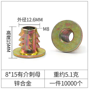 Modern Zinc Alloy Band Pricked Cap Nut Sharp Tip for <b>Kitchen</b> Living Room Home Office School Hospital Pre-Installed <b>Kitchen</b> Nut - Product Image 2