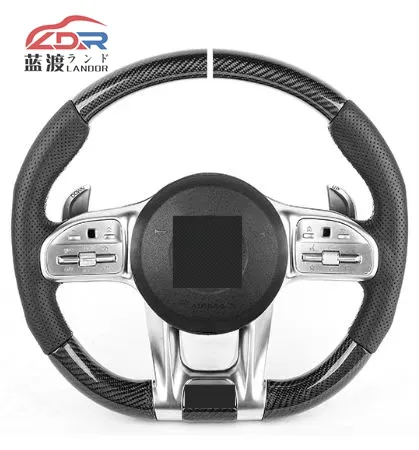 Cho Benz /A/C/E/g/S/GLe/GLS Class w204 W212 W222 W213 w166 w463 các loại sợi Carbon chỉ đạo bánh xe cho MAYBACH AMG