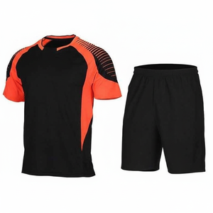 Superventas cómodo uniforme de rugby hecho de alta calidad uniforme de rugby de manga corta uniforme de rugby sublimado equipo de ropa deportiva - Product Image 1