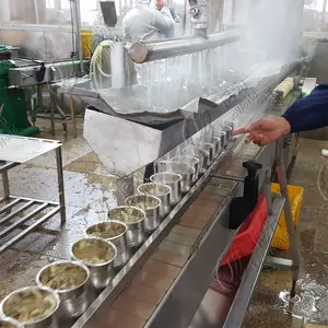 Automatische Abfüllmaschine für Dosenzertierung von Thunfisch-Lebensmitteln Dosenfüllmaschine