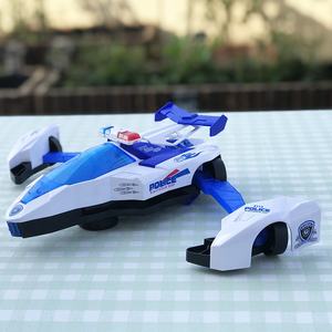 Magnifique cadeau, avion transformable, jouet électronique de voiture transformable avec musique et lumière 5D - Product Image 4