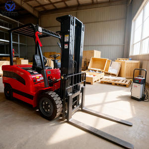 Livraison gratuite YUNTU Certifié CE Chariot élévateur électrique tout-terrain de 3 tonnes Vente directe d'usine Prix de gros - Product Image 1