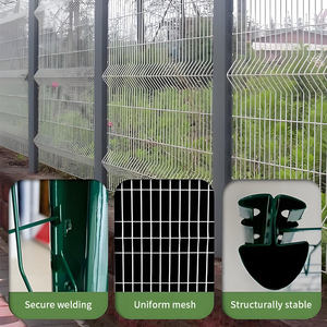 フェンス用プライバシーネット亜鉛メッキ溶接チェーンファームバーブロール3Dワイヤーメッシュフェンス - Product Image 3