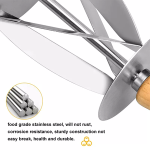 Baking Accessories High Quality Stainless Steel Baked Croissant <b>Cutter</b> Roller Croissant <b>Bread</b> <b>Cutter</b> - Product Image 4