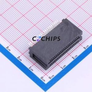 HEE40LP03BK Gold Finger Connector P=1.27mm Connector ( Connector Type: EDGE SLOT )( Pitch: 1.27mm )( Total PIN Count: 40P ) - Product Image 1