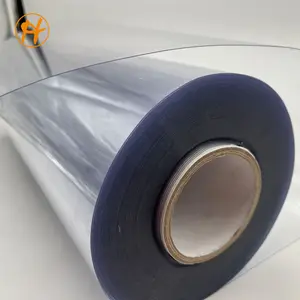 Pvc Sheet Plastic Super Clear Transparent Blue Tinted Righd Pvc Plastic Sheets With PE Protective Film Supply