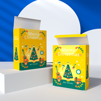 Cajas de Regalo Personalizadas para Dulces, Cajas de Papel para Galletas Navideñas, Contenedores para Regalos, Caja Portátil para Fiestas