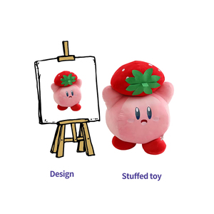 Nhật Bản Hoạt Hình Lấy Cảm hứng Sao Kabi Gối Dễ Thương Dâu Tình Yêu Gấu Rag Búp Bê Thêu Đồ Chơi Sang Trọng Cho Sinh Nhật - Product Image 1