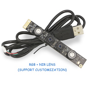OEM WDR UVC HD 2MP + 2MP RGB <strong>Iris</strong> 3D Face <strong>recognition</strong> Binocular camera <strong>module</strong> CMOS USB Dual lens camera <strong>module</strong> 1080P - Product Image 3