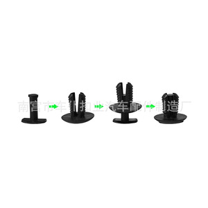 Clip de sujeción de nailon B100 para embellecedores de coche, remache de fijación para panel de maletero BMW, pieza automotriz - Product Image 1