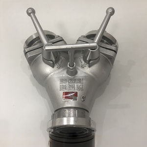 Diviseur <span class=keywords><strong>de</strong></span> tuyau d'incendie bidirectionnel FII65 2,5'' en Y, 1 entrée 2 sorties, type Storz, en alliage d'aluminium pour la lutte contre les incendies - Product Image 3