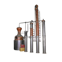 Alambic en cuivre rouge pour distillation – Équipement de distillation d'alcool sur mesure pour la production de whisky, rhum, gin, vodka, brandy et spiritueux
