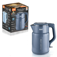 Bouilloire électrique moderne 1500W avec une capacité de 2,0L, ébullition rapide, 360° °   Base pivotante pour le bureau à domicile, la préparation du thé et du café R.7429