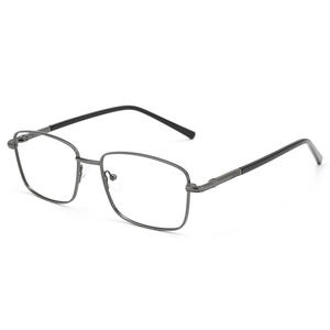 <span class=keywords><strong>Gafas</strong></span> de Metal con Marco Cuadrado Completo y Alambre Dorado, Modelo W7021F, Cómodas para <span class=keywords><strong>Hombre</strong></span>, <span class=keywords><strong>Gafas</strong></span> Danyang al por Mayor - Product Image 1