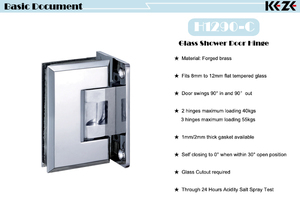 French Style Frameless <strong>Pivot</strong> Shower Glass Door Hinges Elegant and Modern Door &amp; Window <strong>Hardware</strong> - Product Image 3