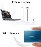 Disco Rigido Esterno Portatile USB 3.0 da 1TB 2TB 4TB per Archiviazione Dati con Type-C, Design Sottile, Logo OEM per Vendita all'Ingrosso