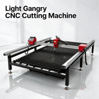 Promotion : Machine de découpe plasma CNC à portique léger 1500*3000, 57 moteurs pas à pas, contrôleur de hauteur F2100B 1621, poutre en aluminium