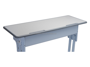 Silla <span class=keywords><strong>de</strong></span> <span class=keywords><strong>Escritorio</strong></span> Doble Multifuncional para Estudiantes con Ranura para Bolígrafos, Altura Ajustable, Muebles para Aula Escolar - Product Image 6