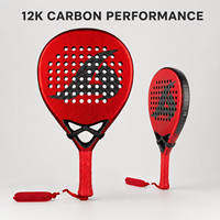 Raqueta de Tenis de Fibra de Carbono 3K 12K 18K Más Vendida, Logotipo Personalizado, Alta Calidad, Directo de Fábrica en China, OEM ODM