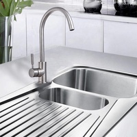 Acier inoxydable 304 316 Gourmet Mélangeurs d'évier de cuisine Robinets d'eau chaude et froide