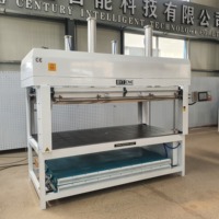 Machine de presse sous vide à membrane de thermoformage à surface solide pour panneau acoustique en feutre PET Corian épais