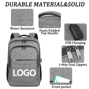 Logotipo personalizado viajes al aire libre ocio mochila escolar mochilas fabricante hombres <span class=keywords><strong>deporte</strong></span> inteligente negocio portátil mochila con USB - Product Image 2