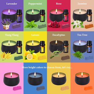 <span class=keywords><strong>Kit</strong></span> candela per aromaterapia nera per adulti <span class=keywords><strong>fai</strong></span> <span class=keywords><strong>da</strong></span> <span class=keywords><strong>te</strong></span> per principianti forniture per la produzione di <span class=keywords><strong>candele</strong></span> di cera di soia - Product Image 3