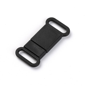 Hebilla de liberación lateral de plástico negro de 10 mm de diámetro interior para bolsas, duradera - Product Image 2