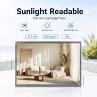 Sonnenlichtlesbares Maßgefertigtes 12,1 Zoll IPS TFT LCD Display-Modul 1280x800 550 Cd/m² LVDS-Schnittstelle für Industrielle HMI-Systeme