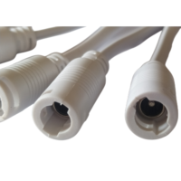 Câble d'alimentation CC QUANWEI 5,5*2,1 mm, connecteur femelle/mâle, prise jack, 12 V, isolation PVC, alliage de cuivre