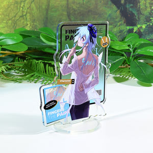 Personaje de acrílico transparente personalizado Standee, figuritas de Anime de dibujos animados, diseño de manualidades de plástico para fiesta de vacaciones - Product Image 1