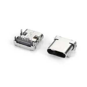 3.1 6/ 16/ 24P female PCB USB type c connector