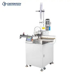 Voll automatische Terminal-Crimp maschine Automatische Drahtseil-Abisolier-Crimp maschine